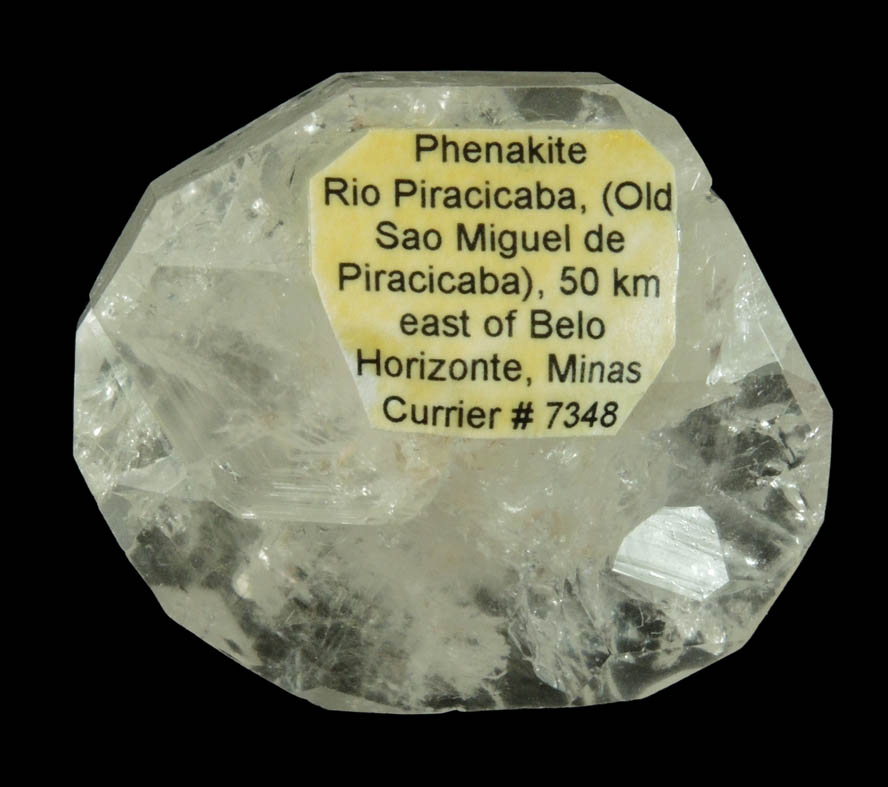 Phenakite from Rio Piracicaba, Minas Gerais, Brazil