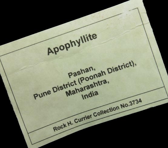 Apophyllite from Pashan, Poona District, Maharashtra, India