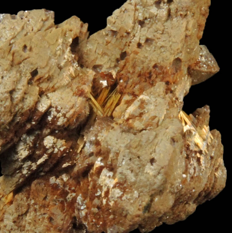 Rutile on Anatase from Cuiab District, Minas Gerais, Brazil