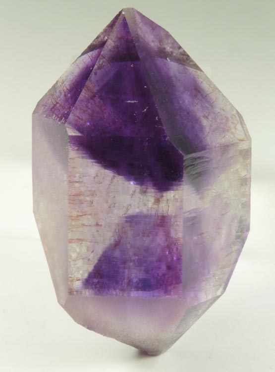 Quartz var. Hourglass Amethyst from Adrar Tirecht Bou Oudi, Tata Province, Souss-Massa, Morocco