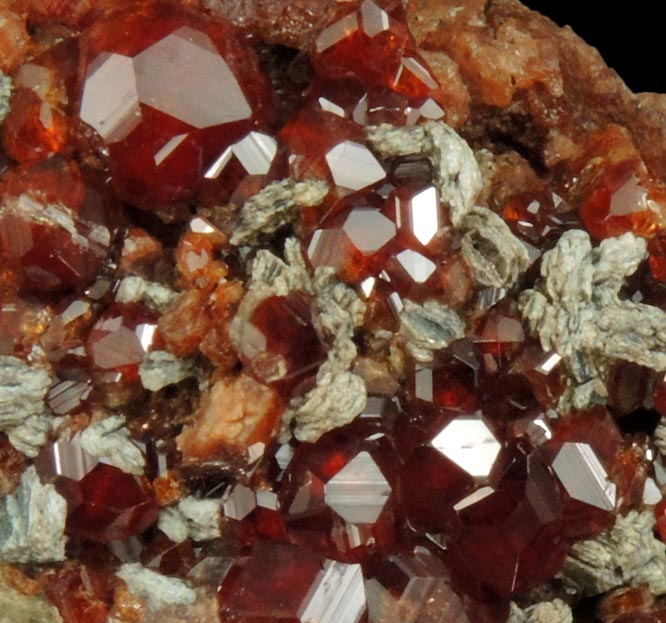 Grossular Garnet with Clinochlore from Bellecombe, Chtillon, Valle d'Aosta, Italy