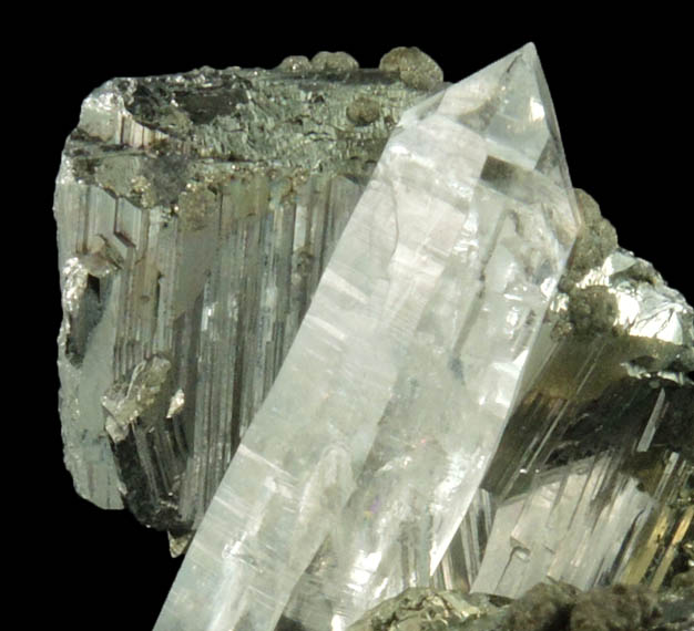 Arsenopyrite, Quartz, Siderite from Panasqueira Mine, Barroca Grande, 21 km. west of Fundao, Castelo Branco, Portugal