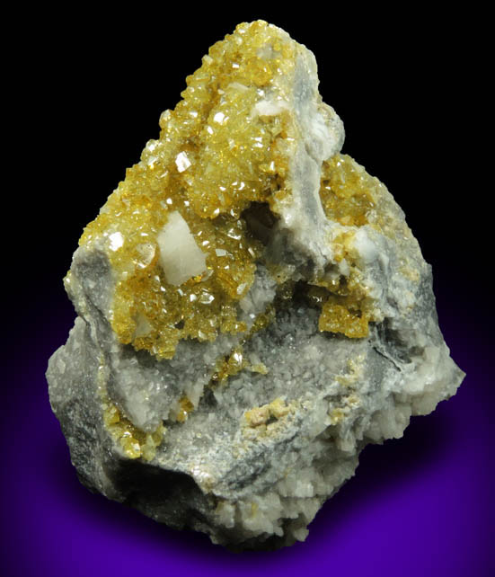 Sphalerite on Dolomite from Lisheen Mine, Panel 18, Moyne, County Tipperary, Ireland