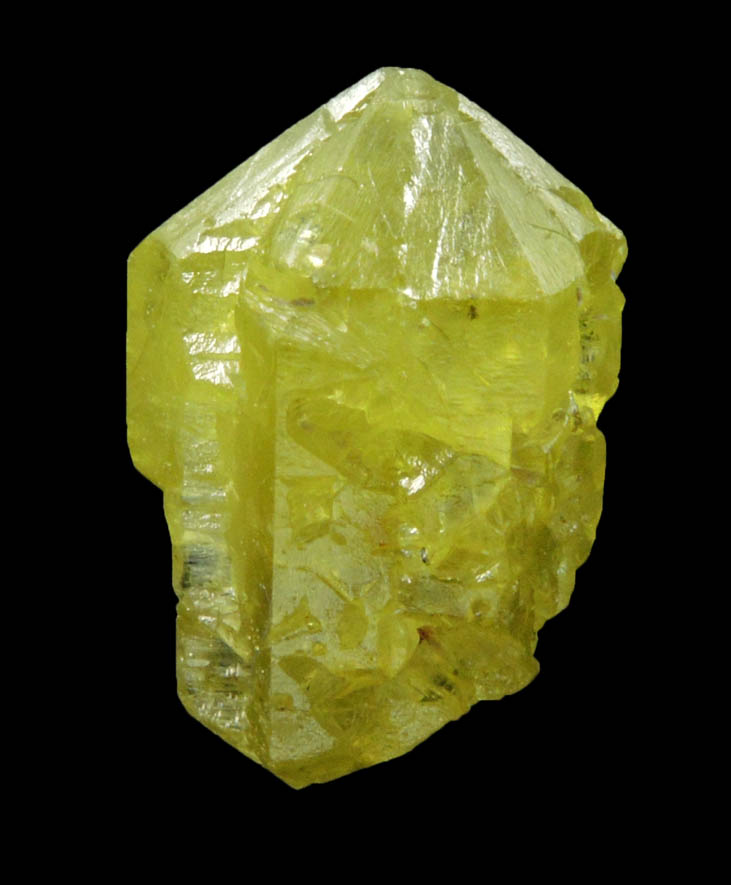 Chrysoberyl (drill bit-twinned crystals) from Ambatomanoina, Fianarantsoa, Madagascar