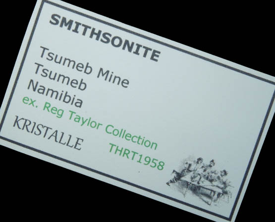 Smithsonite from Tsumeb Mine, Otavi-Bergland District, Oshikoto, Namibia