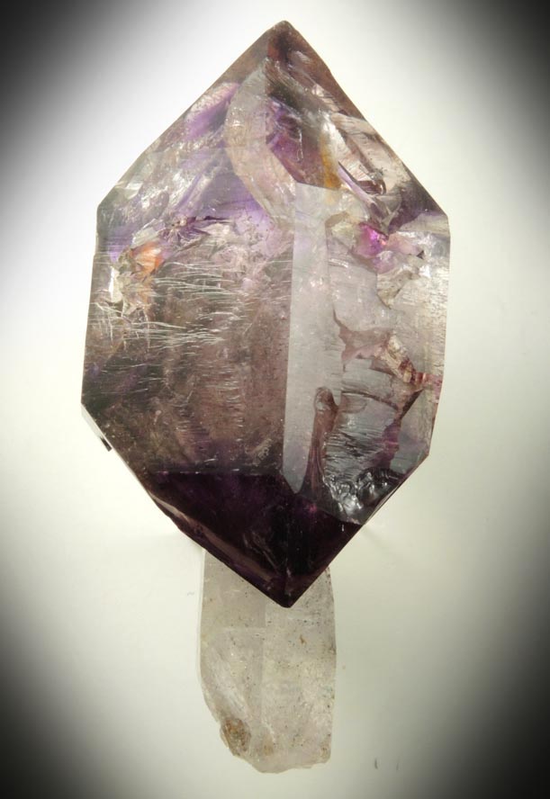 Quartz var. Smoky-Amethyst Scepter from Chibukul Mine, Chiredzi District, Masvingo, Zimbabwe