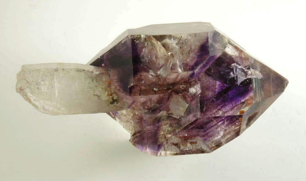 Quartz var. Smoky-Amethyst Scepter from Chibukul Mine, Chiredzi District, Masvingo, Zimbabwe