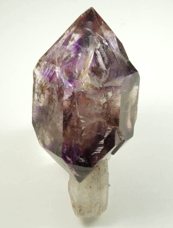 Quartz var. Smoky-Amethyst Scepter from Chibukul Mine, Chiredzi District, Masvingo, Zimbabwe