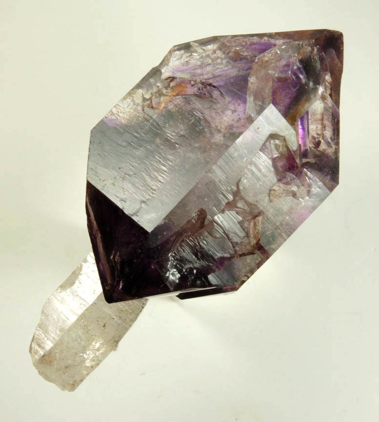 Quartz var. Smoky-Amethyst Scepter from Chibukul Mine, Chiredzi District, Masvingo, Zimbabwe