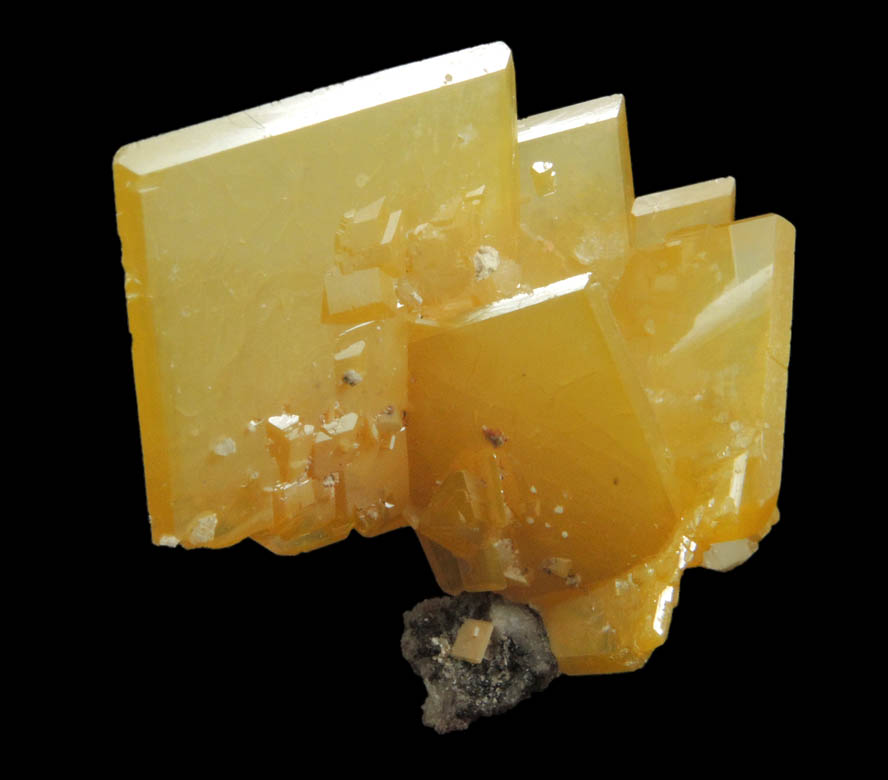 Wulfenite from Mina La Morita, Ascensin, Chihuahua, Mexico