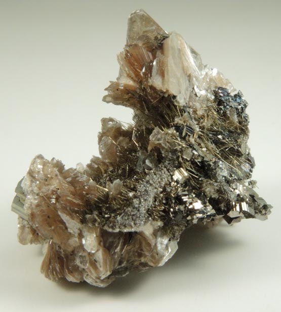 Dravite-Schorl Tourmaline and Muscovite with Arsenopyrite from Panasqueira Mine, Barroca Grande, 21 km. west of Fundao, Castelo Branco, Portugal