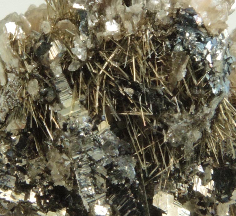 Dravite-Schorl Tourmaline and Muscovite with Arsenopyrite from Panasqueira Mine, Barroca Grande, 21 km. west of Fundao, Castelo Branco, Portugal