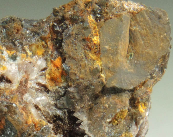 Strengite, Cacoxenite, Goethite-Hematite from Indian Mountain, Cherokee County, Alabama