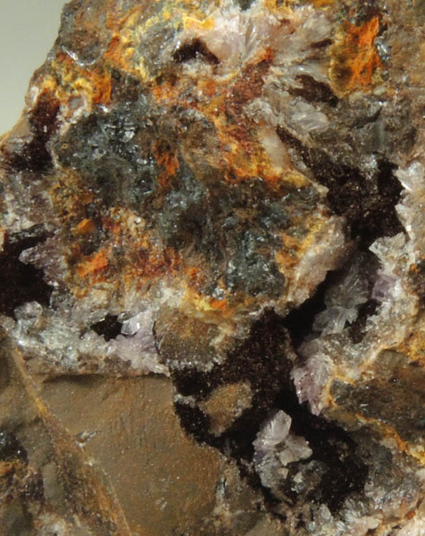 Strengite, Cacoxenite, Goethite-Hematite from Indian Mountain, Cherokee County, Alabama