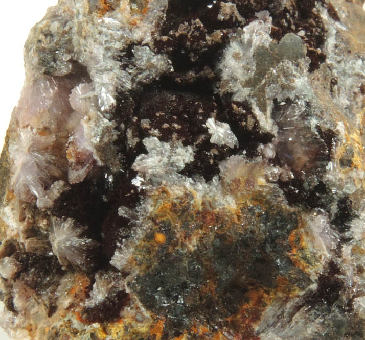 Strengite, Cacoxenite, Goethite-Hematite from Indian Mountain, Cherokee County, Alabama