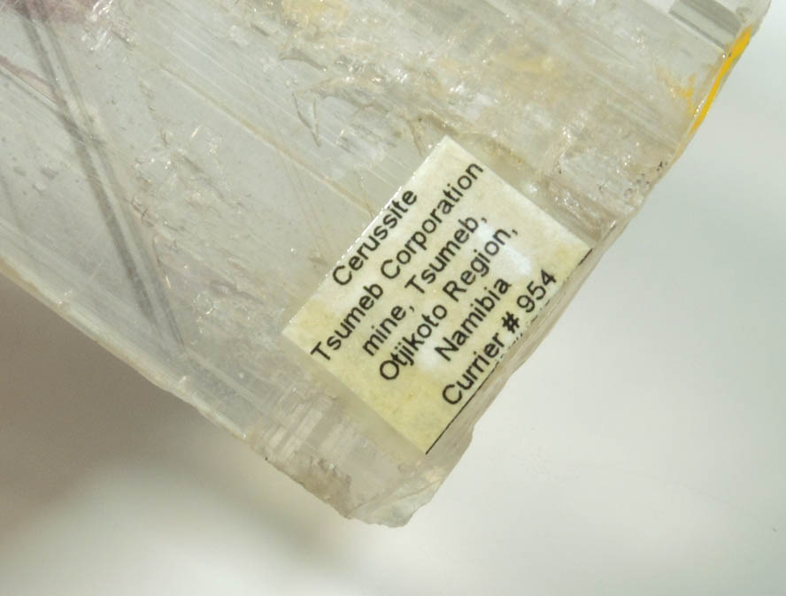 Cerussite (large single crystal) from Tsumeb Mine, Otavi-Bergland District, Oshikoto, Namibia