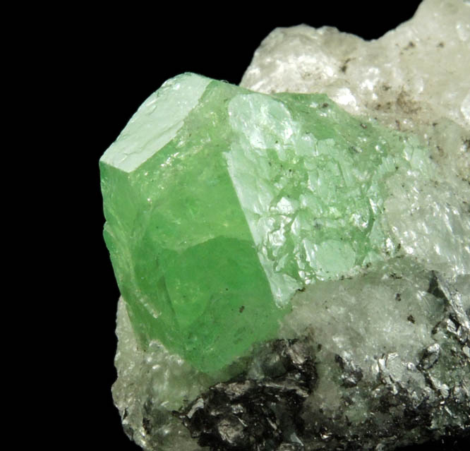 Grossular var. Tsavorite Garnet from Merelani Hills, near Arusha, Tanzania