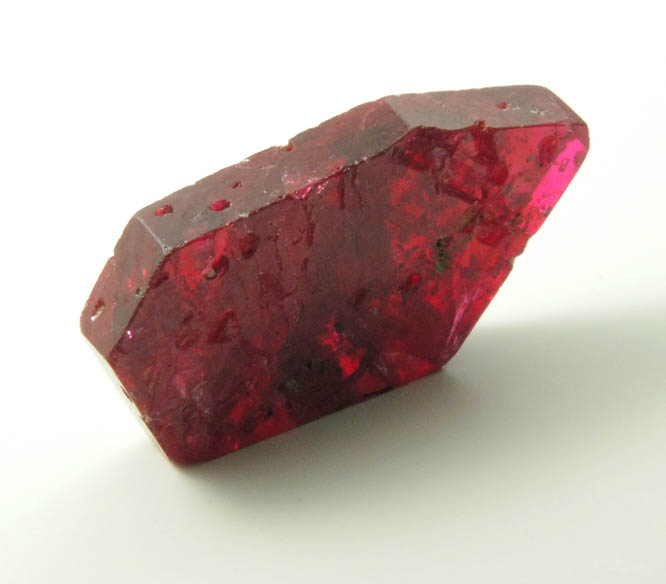 Corundum var. Ruby  (polished) from Winza, Mpwapwa District, Dodoma, Tanzania