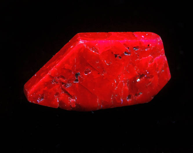 Corundum var. Ruby  (polished) from Winza, Mpwapwa District, Dodoma, Tanzania