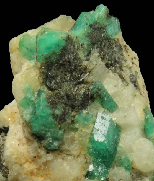 Beryl var. Emerald from Muzo Mine, Guavi-Guateque District, Boyac Department, Colombia