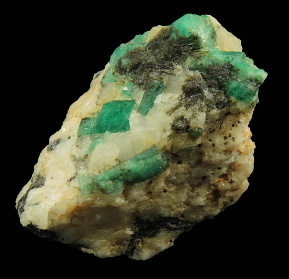 Beryl var. Emerald from Muzo Mine, Guavi-Guateque District, Boyac Department, Colombia