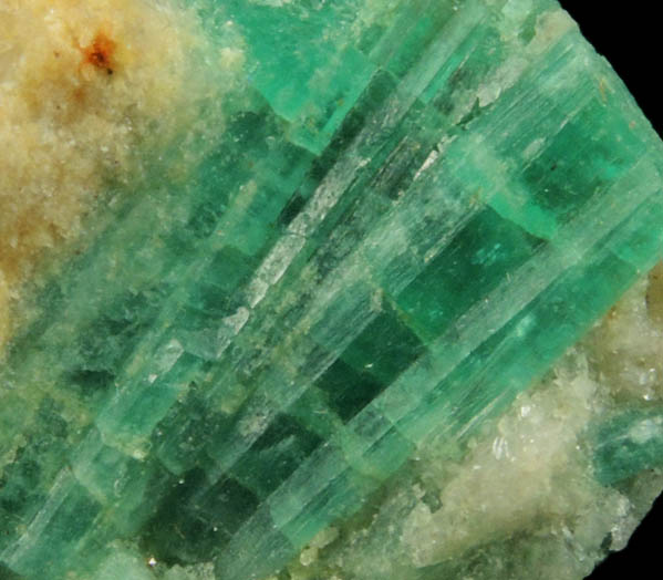 Beryl var. Emerald from Herat-Panjsher Fault, southeastern slope of the Panjshir River, Buzmal-Khenj area, Panjshir Province, Afghanistan