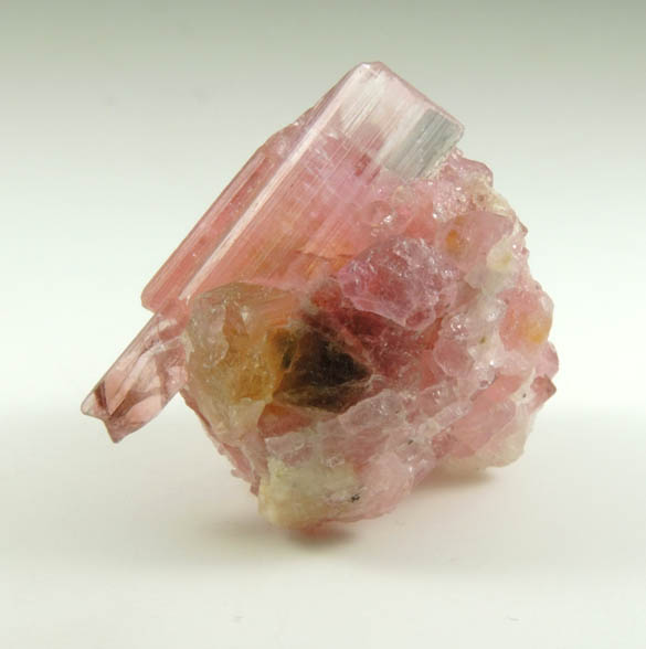 Elbaite var. Rubellite Tourmaline from Mogok District, 115 km NNE of Mandalay, Mandalay Division, Myanmar (Burma)