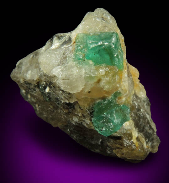 Beryl var. Emerald from Muzo Mine, Guavi-Guateque District, Boyac Department, Colombia