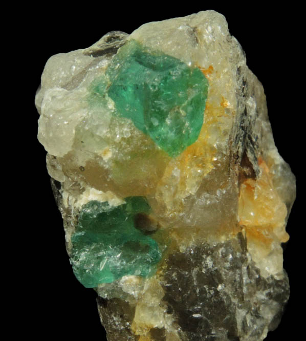 Beryl var. Emerald from Muzo Mine, Guavi-Guateque District, Boyac Department, Colombia