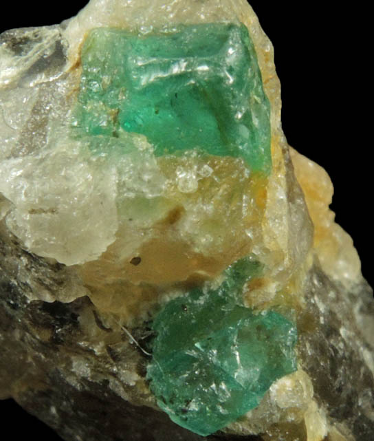 Beryl var. Emerald from Muzo Mine, Guavi-Guateque District, Boyac Department, Colombia