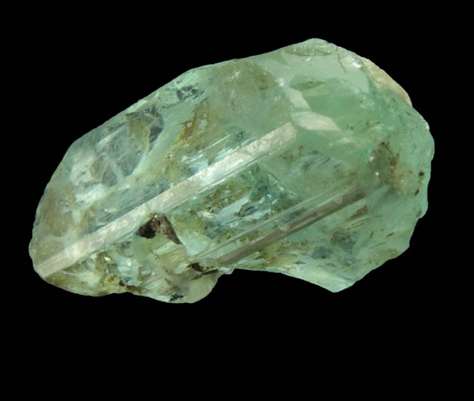 Beryl var. Aquamarine (gem rough) from Shigar Valley, Skardu District, Gilgit-Baltistan, Pakistan