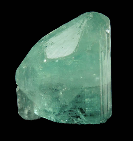 Elbaite Tourmaline (greenish-blue) from Pech Valley, Kunar Province, Afghanistan