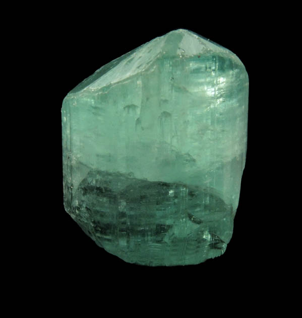 Elbaite Tourmaline (greenish-blue) from Pech Valley, Kunar Province, Afghanistan