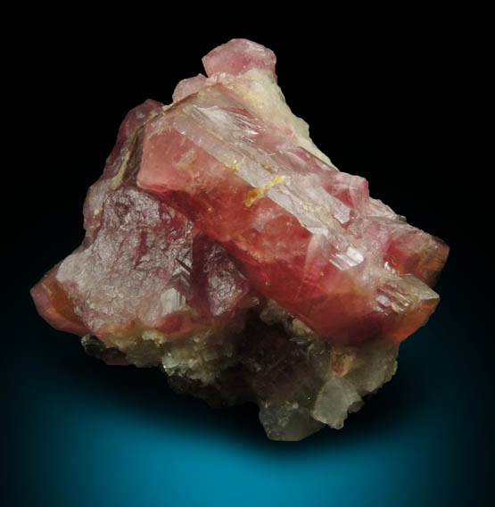 Elbaite var. Rubellite Tourmaline from Mogok District, 115 km NNE of Mandalay, Mandalay Division, Myanmar (Burma)