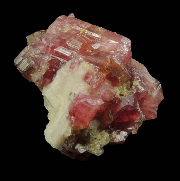 Elbaite var. Rubellite Tourmaline from Mogok District, 115 km NNE of Mandalay, Mandalay Division, Myanmar (Burma)