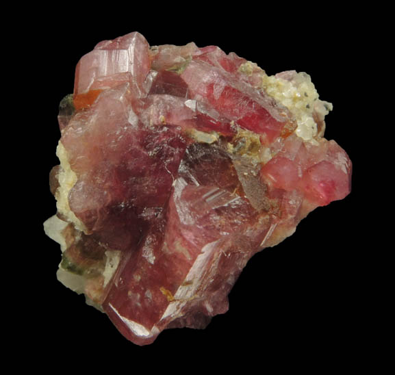 Elbaite var. Rubellite Tourmaline from Mogok District, 115 km NNE of Mandalay, Mandalay Division, Myanmar (Burma)