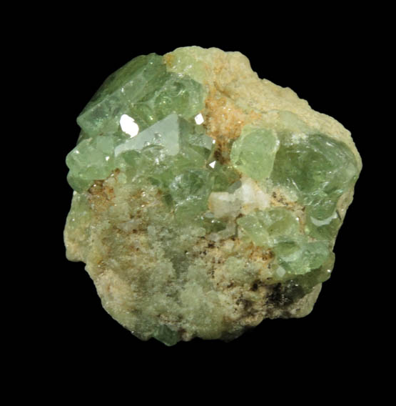 Andradite var. Demantoid Garnet from Antetezambato, Ambanja, Antsiranana Province, Madagascar