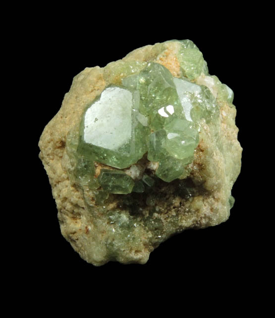 Andradite var. Demantoid Garnet from Antetezambato, Ambanja, Antsiranana Province, Madagascar