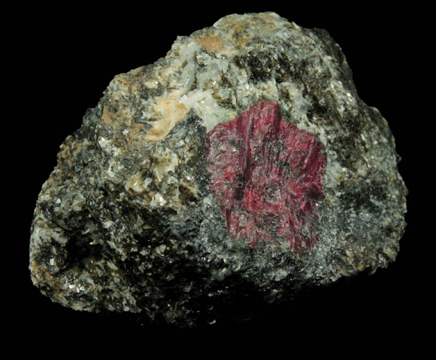 Corundum var. Ruby from Rai-Iz, Tyumenskaya Oblast, Russia