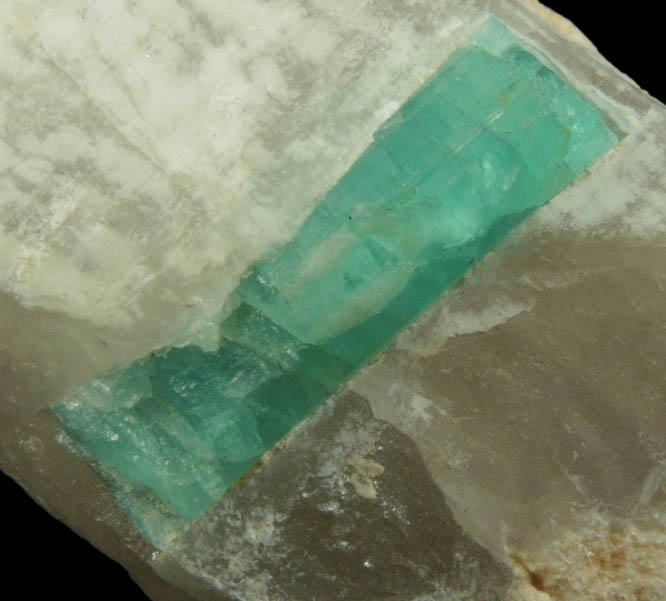 Elbaite Tourmaline in Quartz from Nuristan, Afghanistan