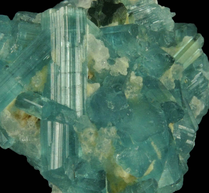 Elbaite Tourmaline over Quartz from Nuristan, Afghanistan