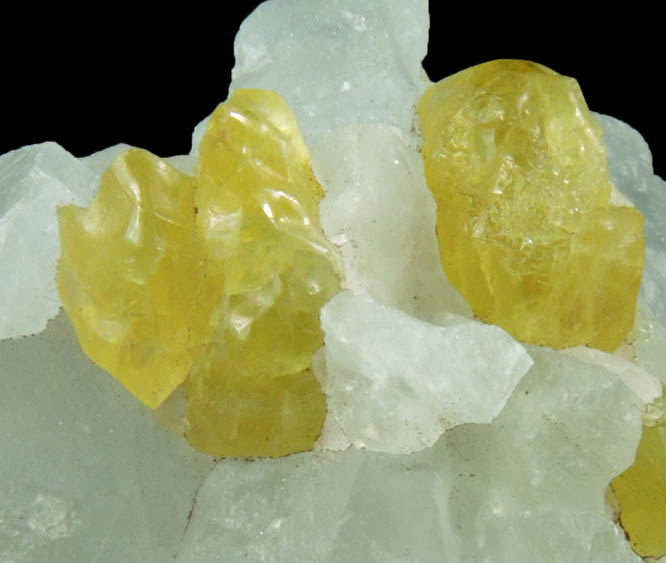 Prehnite in Calcite from Tanzania