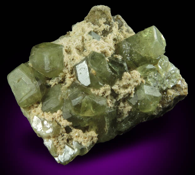 Andradite var. Demantoid Garnet from Tubussis Farm 22, Erongo Region, Namibia