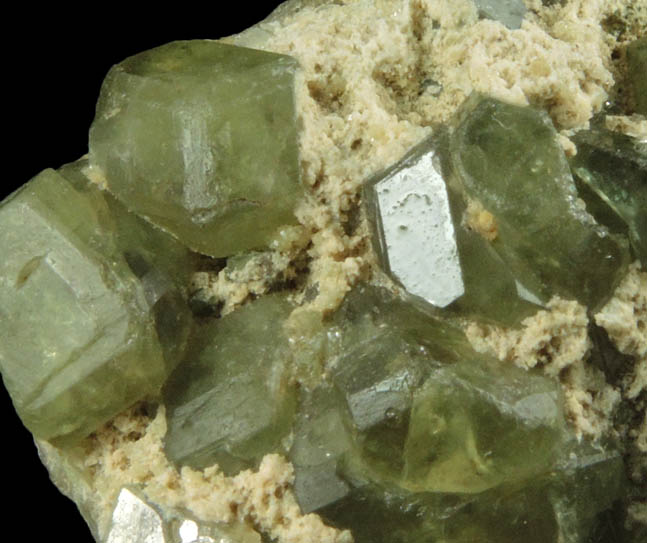 Andradite var. Demantoid Garnet from Tubussis Farm 22, Erongo Region, Namibia