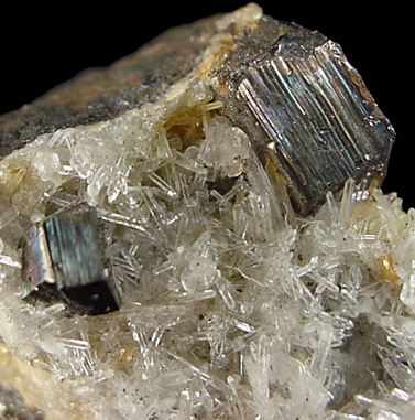 Pyrrhotite and Quartz from Mina el Potos, Santa Eulalia District, Aquiles Serdn, Chihuahua, Mexico