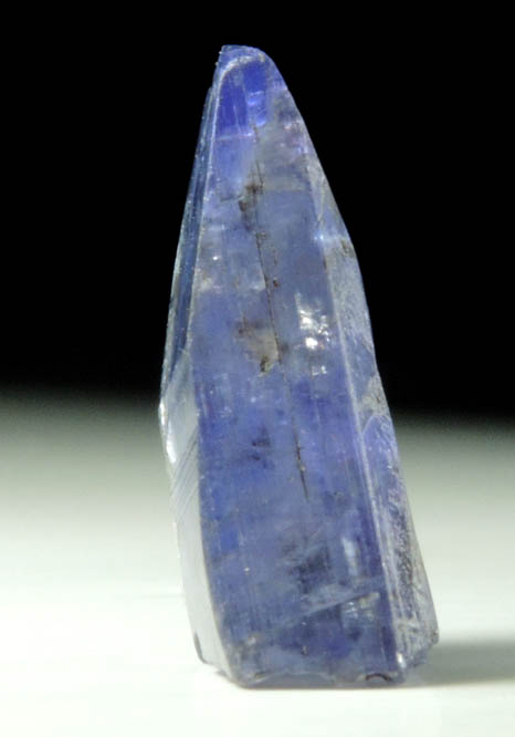 Tanzanite Crystal (blue gem variety of the mineral Zoisite) from Merelani Hills, western slope of Lelatama Mountains, Arusha Region, Tanzania (Type Locality for Tanzanite)