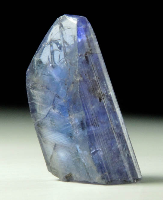 Tanzanite Crystal (blue gem variety of the mineral Zoisite) from Merelani Hills, western slope of Lelatama Mountains, Arusha Region, Tanzania (Type Locality for Tanzanite)