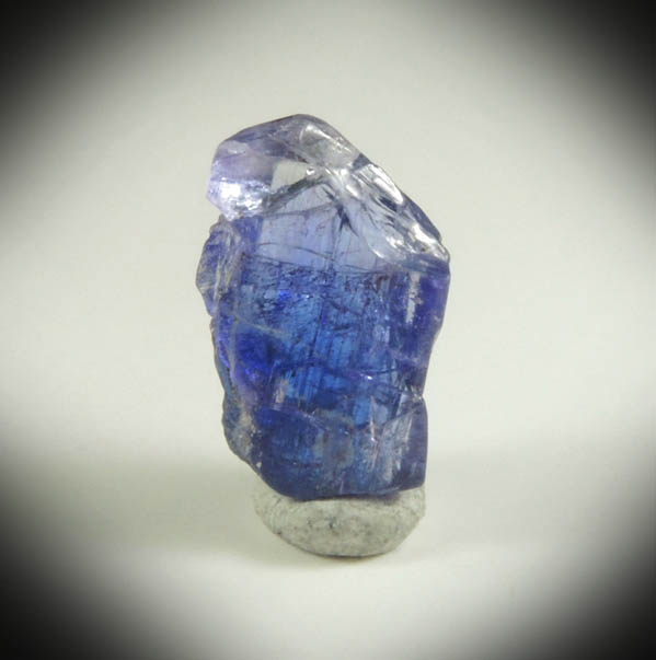 Tanzanite Crystal (blue gem variety of the mineral Zoisite) from Merelani Hills, western slope of Lelatama Mountains, Arusha Region, Tanzania (Type Locality for Tanzanite)