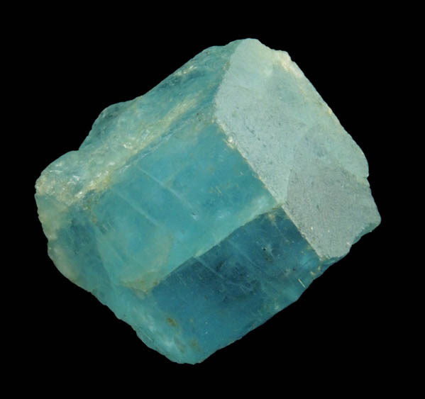 Beryl var. Aquamarine (with gemmy sections) from Santa Maria de Itabira, Minas Gerais, Brazil