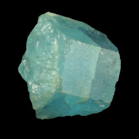 Beryl var. Aquamarine (with gemmy sections) from Santa Maria de Itabira, Minas Gerais, Brazil